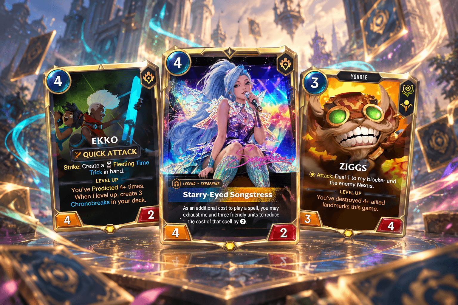 Riftbound's Nine Radiance Legends: Seraphine, Ziggs, Jarvan IV, Ekko and More