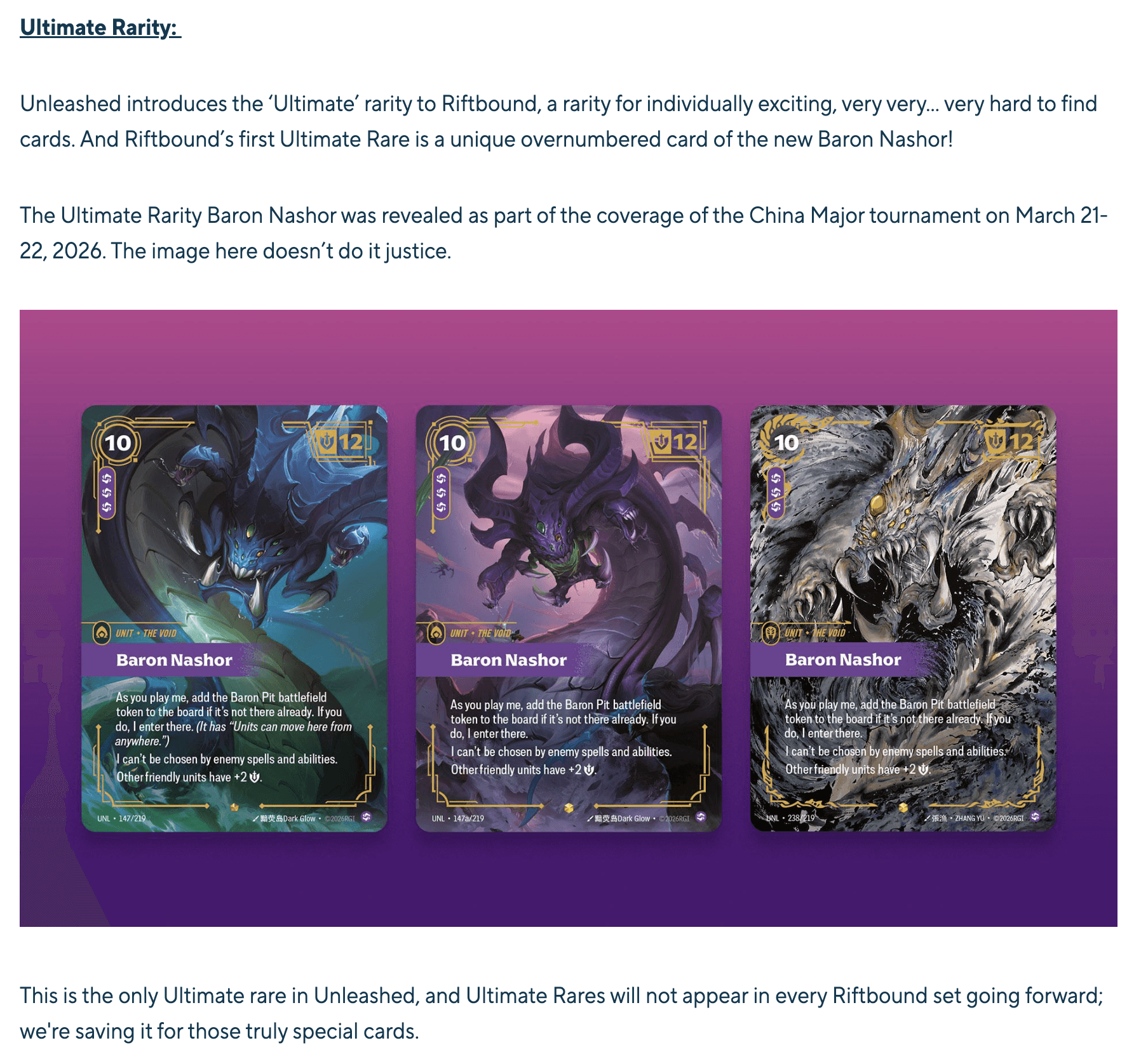 Unleashed Ultimate
