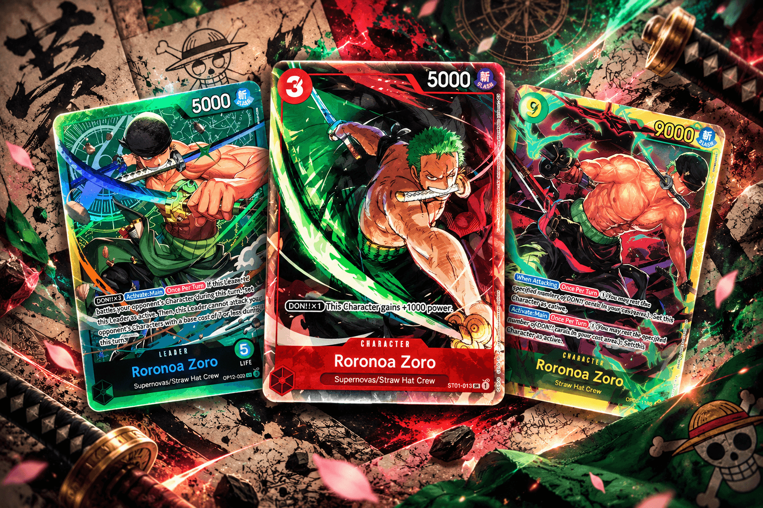 Roronoa Zoro Card Value: Every Print Ranked