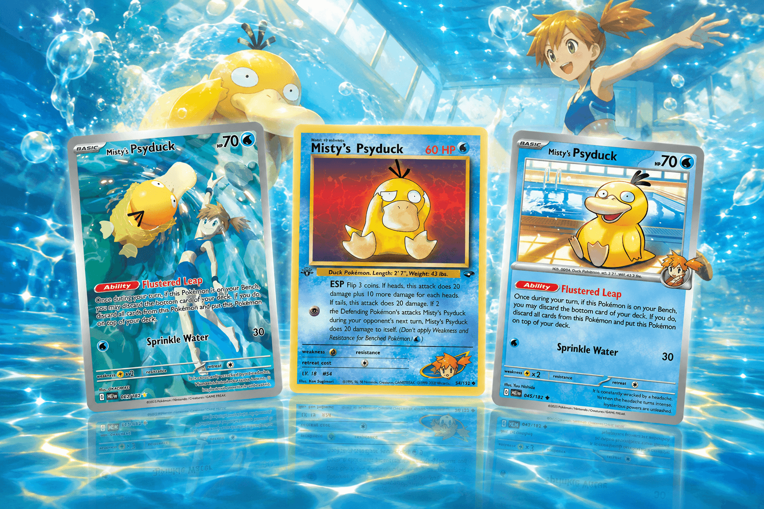 Misty's Psyduck Card Value 2026: Every Print Ranked