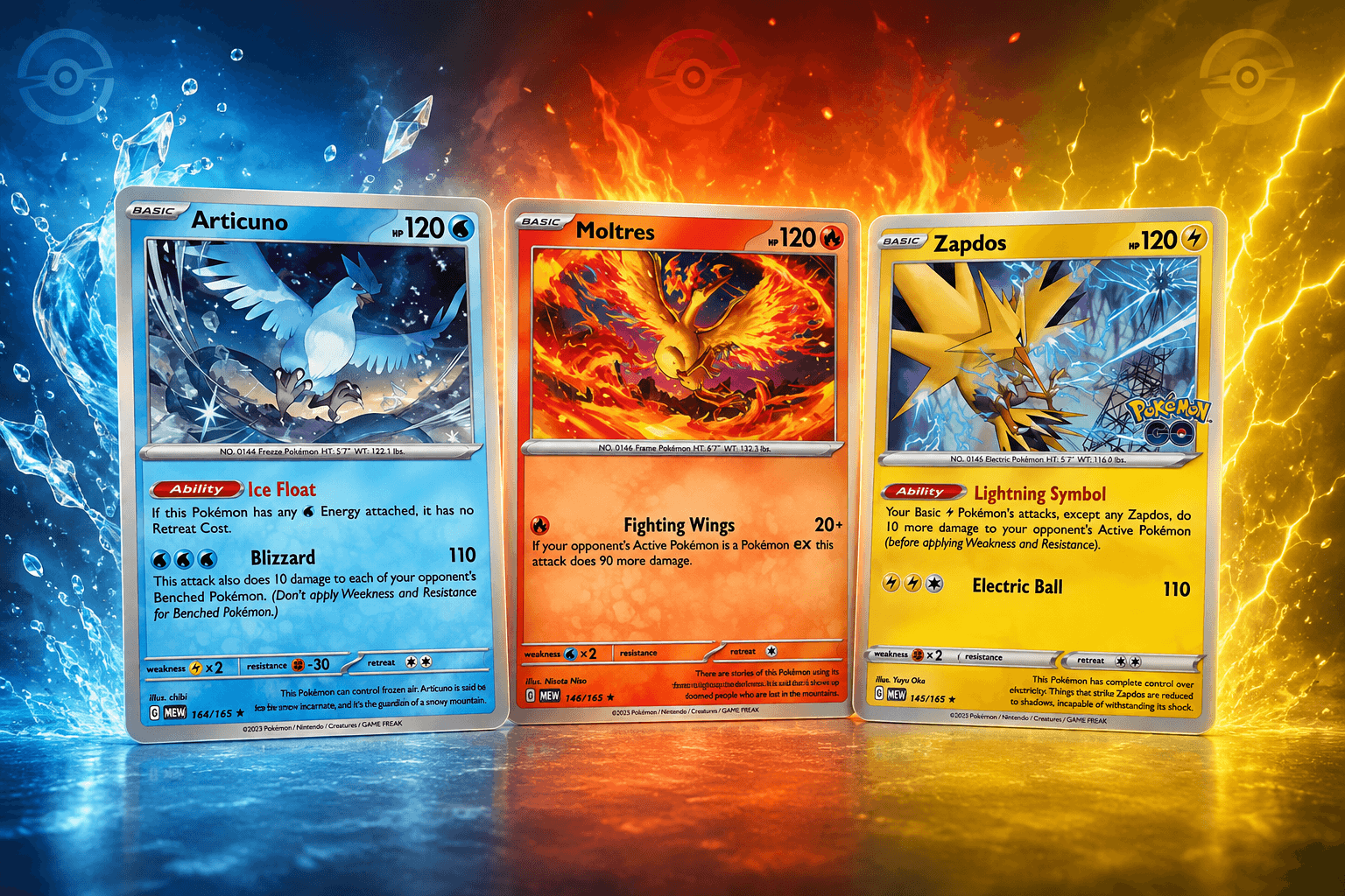 Legendary Bird Pokémon TCG: Articuno, Zapdos, Moltres Ranked 2026